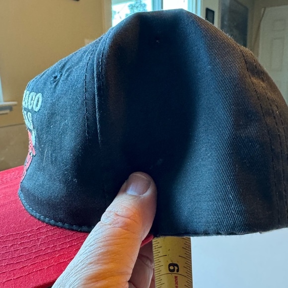 Vintage NBA Chicago BULLS Retro Low Pro Basketball Baseball Hat MINTY SnapBack - Picture 10 of 11